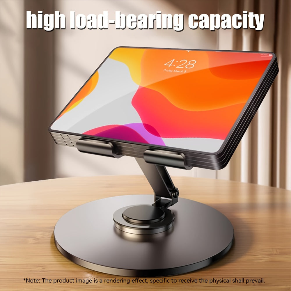 This Is a Versatile Stand for Tablets And Phones, Featuring a Fully Metal Design That Allows for Rotation And Is Suitable for Devices Under 15 Inches