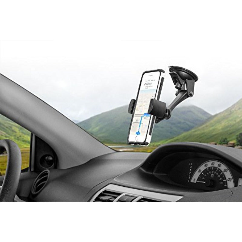 Mounts Sticky Suction Mount with RoadVise Phone Holder For Cars and Trucks Fully Adjustable with Powerful Suction Mount or Dash Mounting Fits iPhone Galaxy Note and more