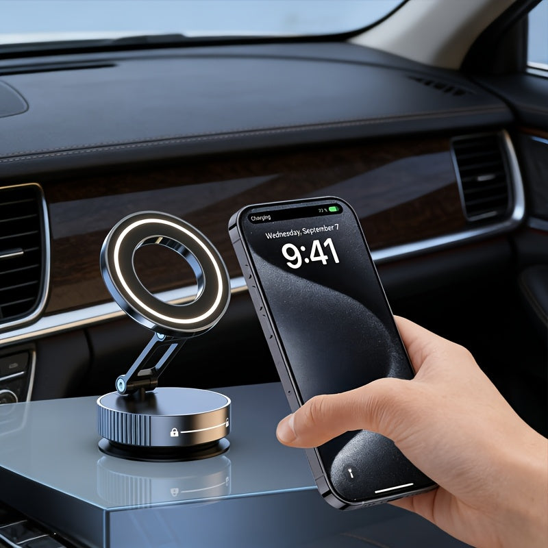 This Is a Strong Magnetic Phone Holder Suitable for Vehicles Like for TESLA, for Ford, for Toyota, And for HONDA, Featuring Adjustable Rotation And Extension
