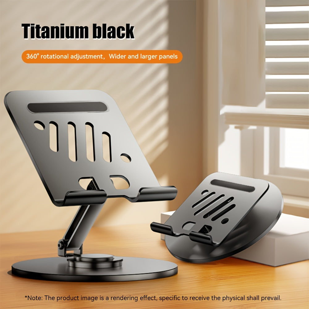 This Is a Versatile Stand for Tablets And Phones, Featuring a Fully Metal Design That Allows for Rotation And Is Suitable for Devices Under 15 Inches
