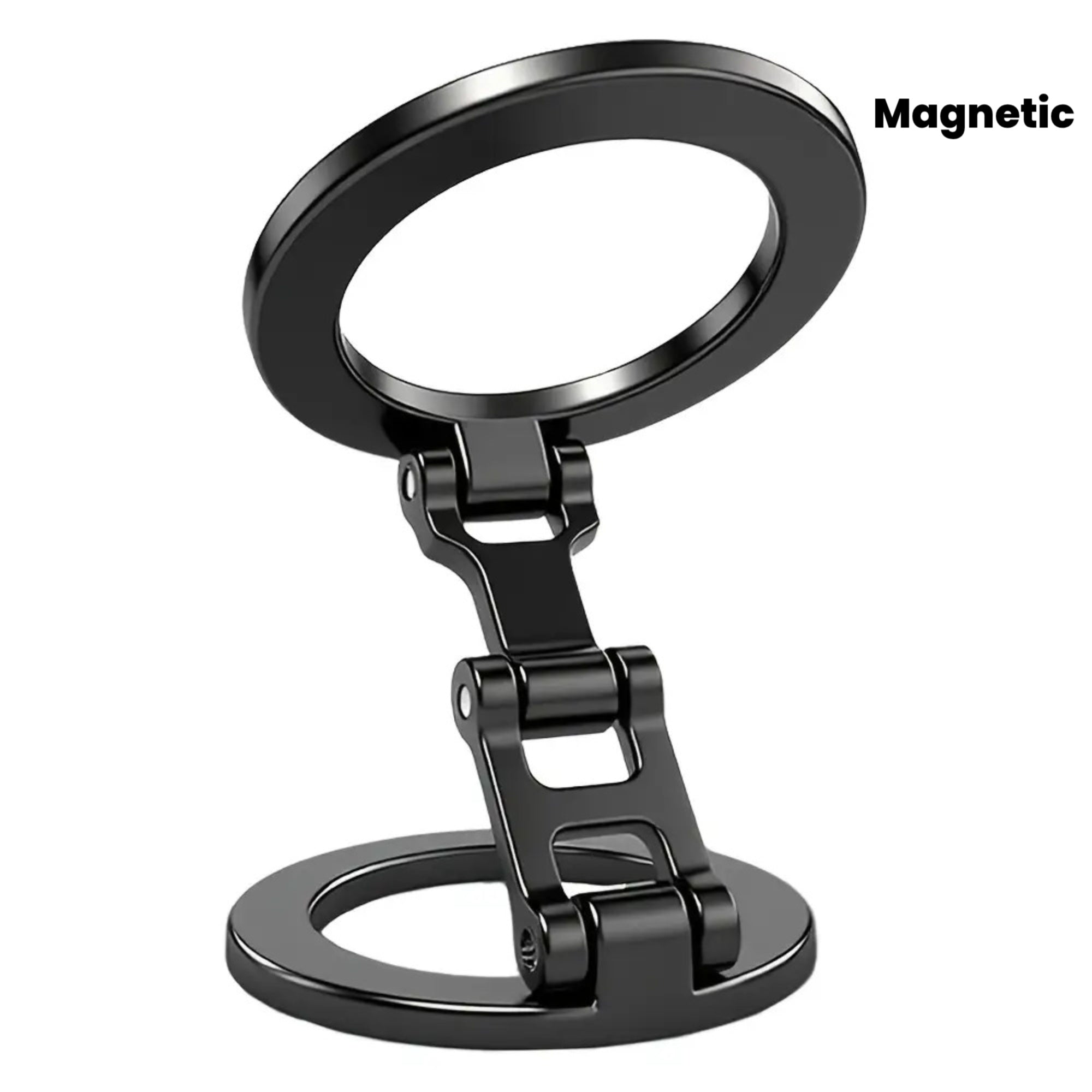 Magnetic Ring Phone Stand for Office And Gym Use, Foldable Dual-Sided Phone Holder with Strong Magnets for Cell Phones