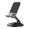 1pcsMultifunctional Carbon Steel Adjustable Desktop Phone Stand with 360-degree Rotation Design, Foldable and Portable, a Must-have Tool to Free Your Hands, Perfect for Christmas or New Year's Day Gifts