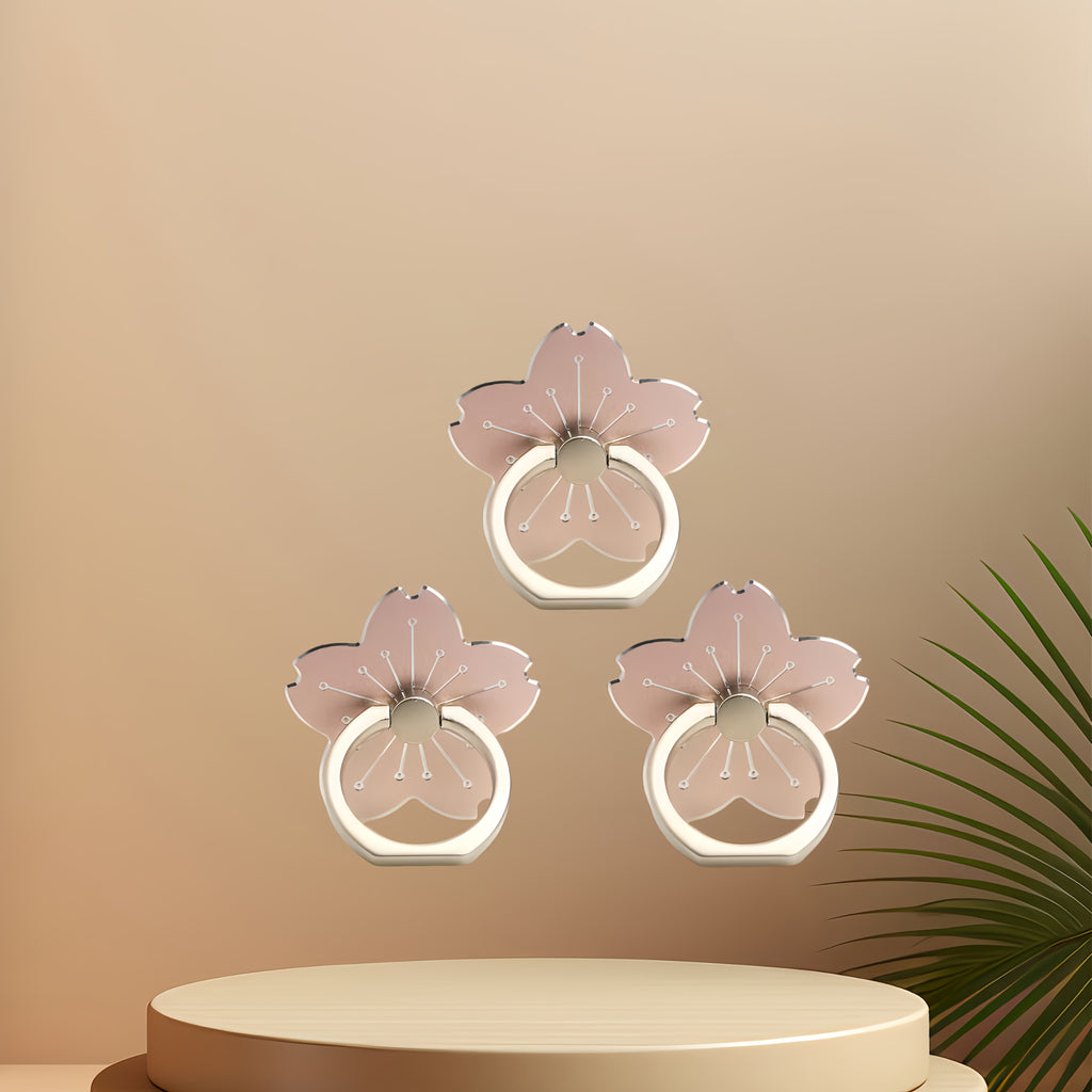 A Single Phone Holder, Designed for Convenience, Featuring a 360-Degree Rotating Ring Buckle That Prevents Drops And Offers a Creative Way to Secure Your Phone
