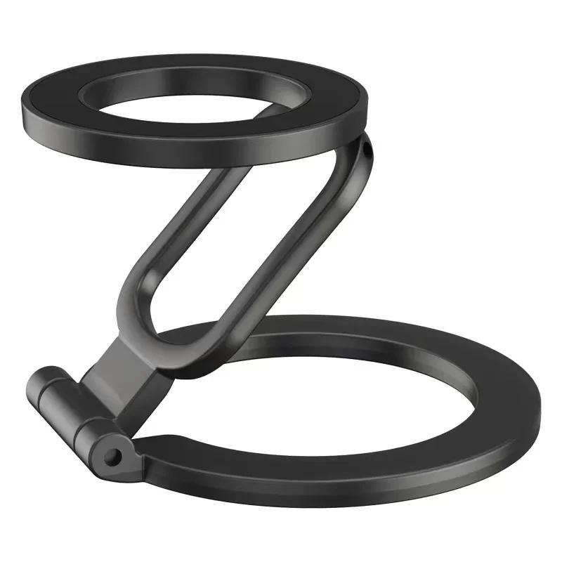 Double Sided Phone Stand Magnetic Phone Ring Holder Kickstand Magnet Grip 360 Degree Rotation Magnet Finger Ring Support Cellphones Foldable Stand