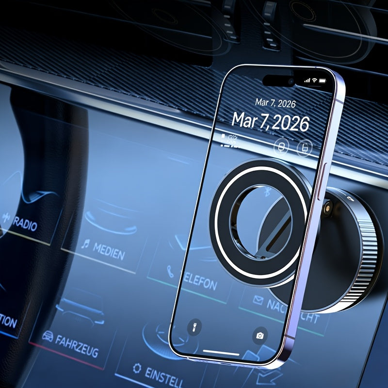 This Is a Strong Magnetic Phone Holder Suitable for Vehicles Like for TESLA, for Ford, for Toyota, And for HONDA, Featuring Adjustable Rotation And Extension