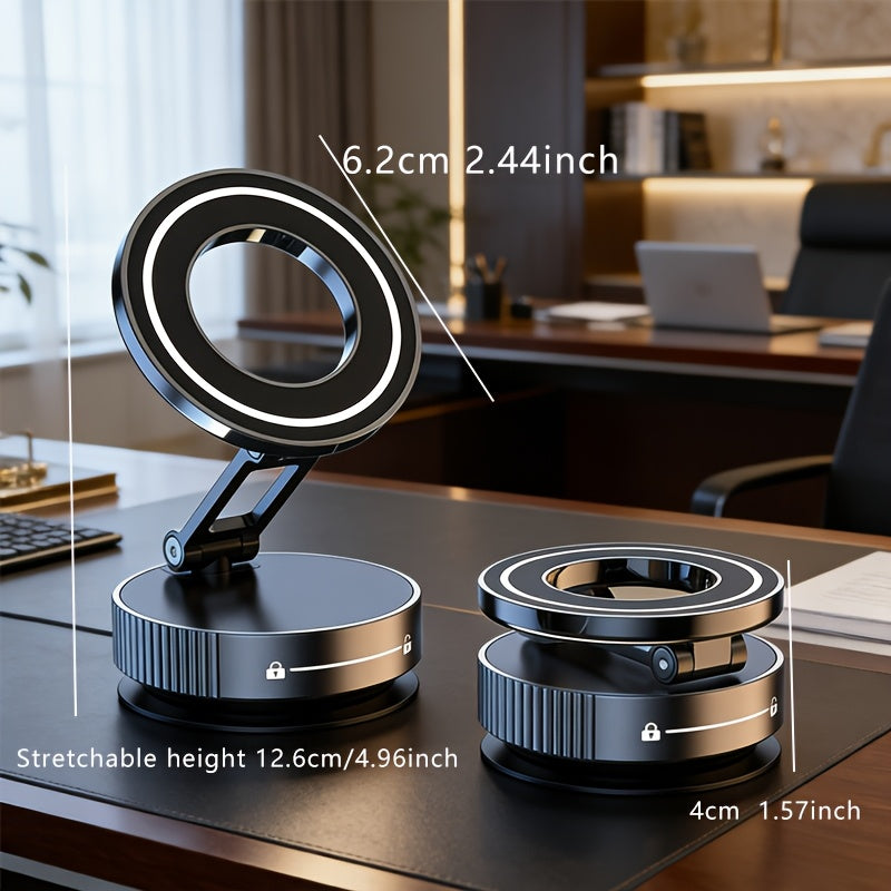 This Is a Strong Magnetic Phone Holder Suitable for Vehicles Like for TESLA, for Ford, for Toyota, And for HONDA, Featuring Adjustable Rotation And Extension