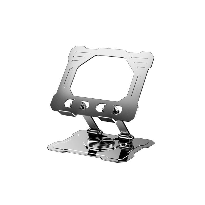 A Metal Flat Stand That Can Rotate 360 Degrees And Is Foldable, Suitable for Watching Shows on a Desktop, Compatible with for Apple Ipads And Mobile Phones