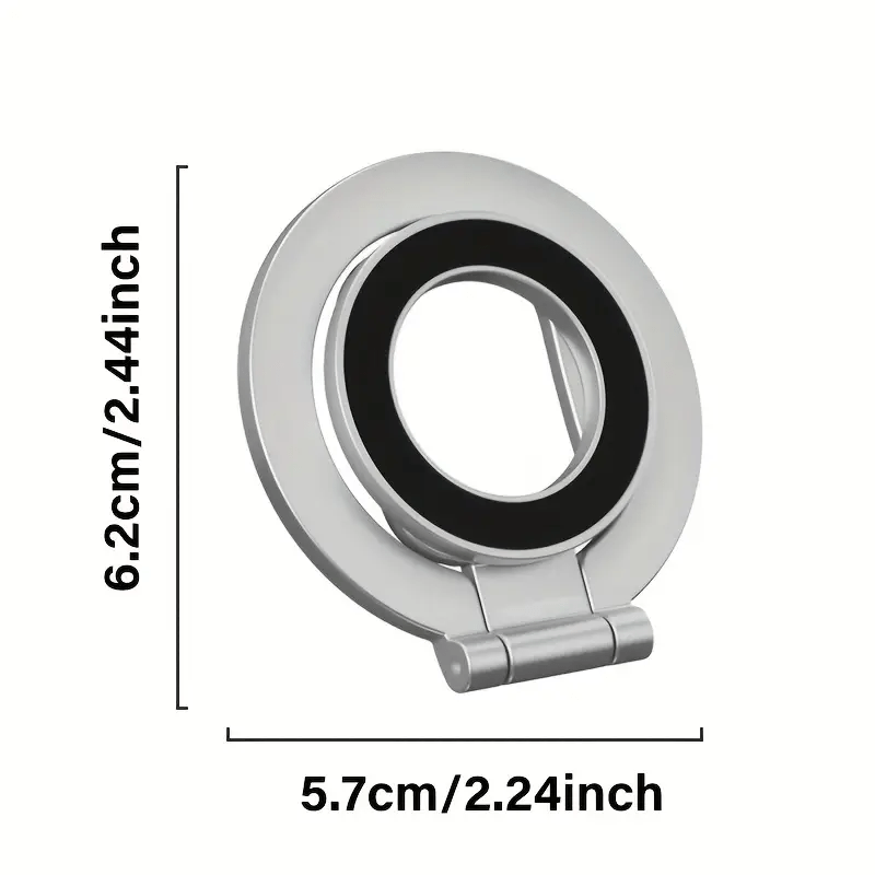 Double Sided Phone Stand Magnetic Phone Ring Holder Kickstand Magnet Grip 360 Degree Rotation Magnet Finger Ring Support Cellphones Foldable Stand