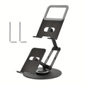 This Is a Versatile Stand for Tablets And Phones, Featuring a Fully Metal Design That Allows for Rotation And Is Suitable for Devices Under 15 Inches