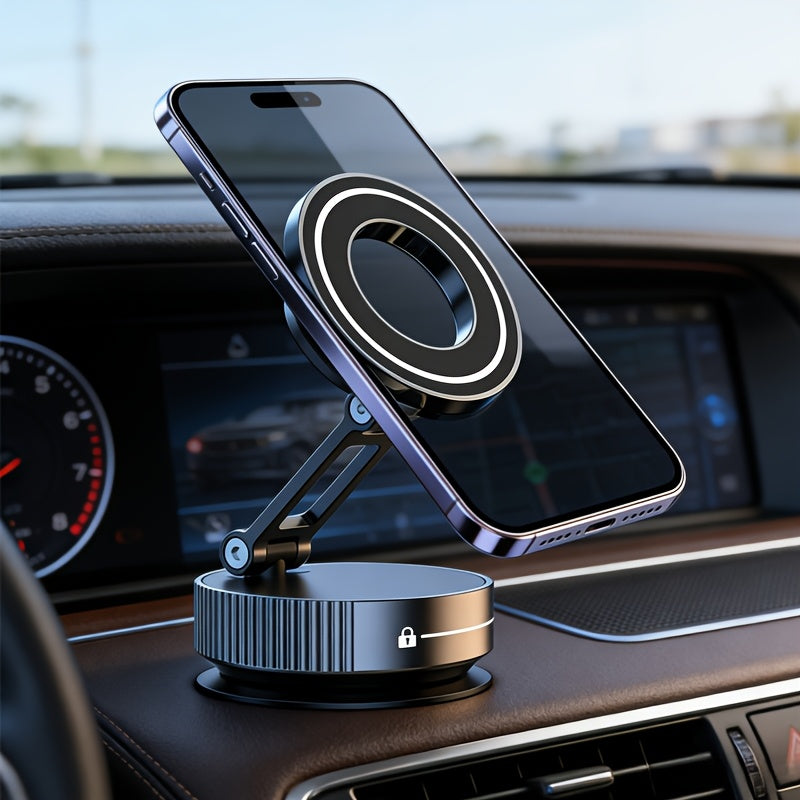 This Is a Strong Magnetic Phone Holder Suitable for Vehicles Like for TESLA, for Ford, for Toyota, And for HONDA, Featuring Adjustable Rotation And Extension