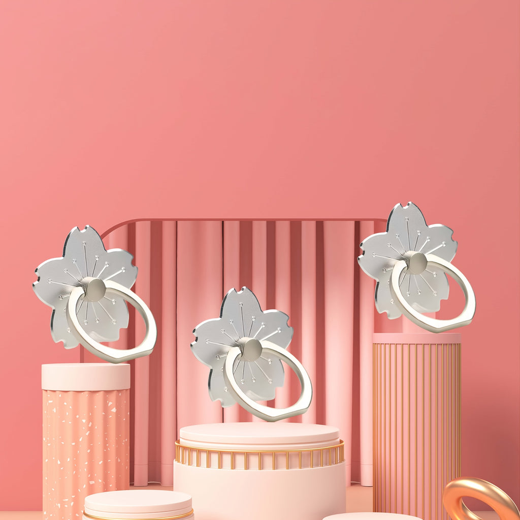 A Single Phone Holder, Designed for Convenience, Featuring a 360-Degree Rotating Ring Buckle That Prevents Drops And Offers a Creative Way to Secure Your Phone